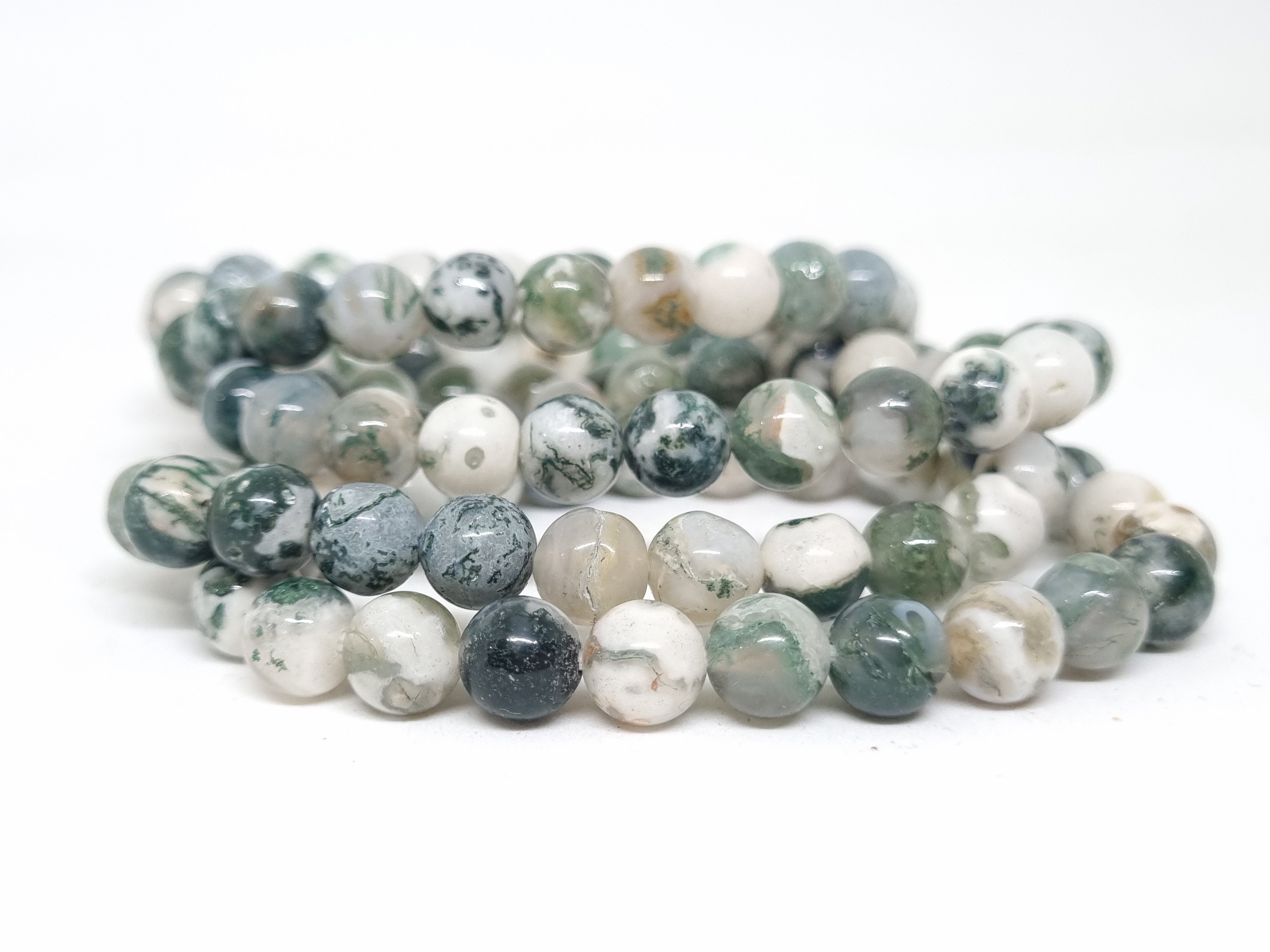 Moss Agate Bracelet | Tree Agate | Crystals Bracelet