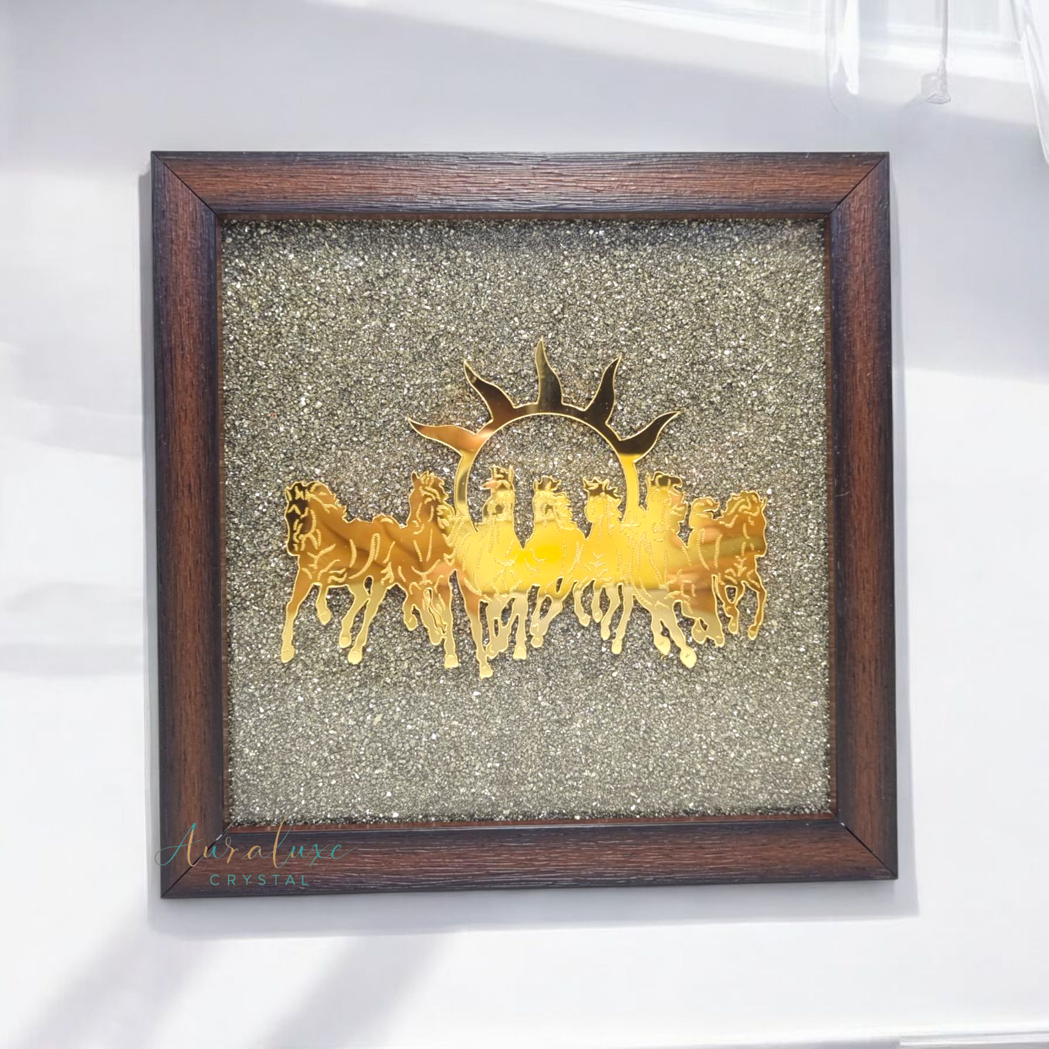 Pyrite Frame Handmade Art