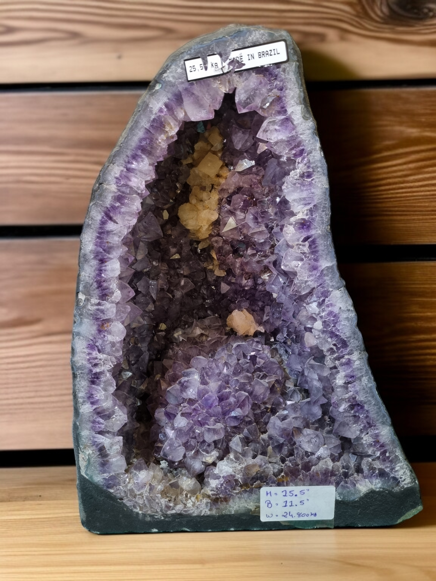 Natural Amethyst Geode Stone | Premium Purple Crystal for Home Décor, Vastu & Healing
