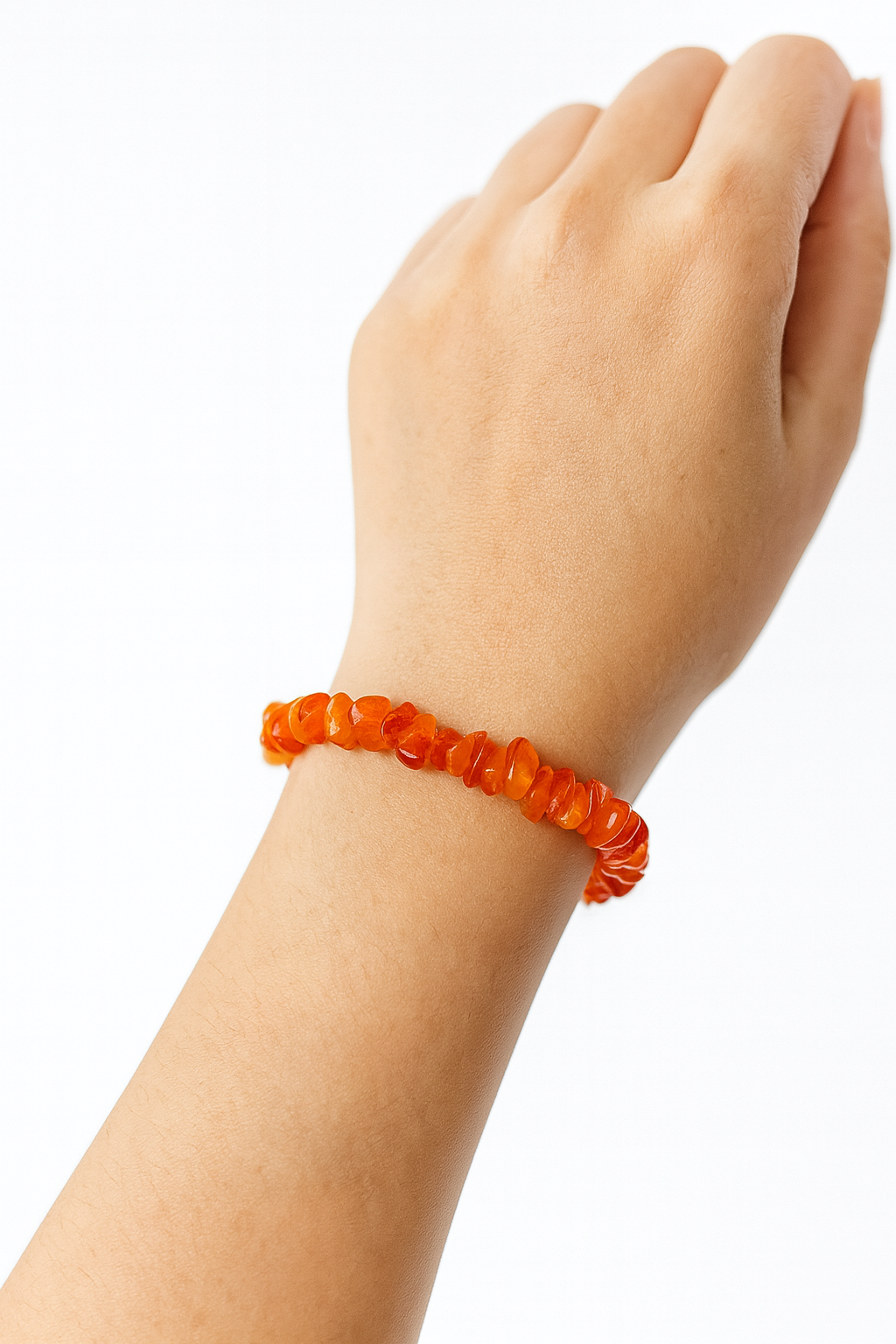 Red Carnelian Chip Bracelet